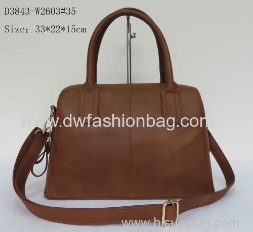 Ladies PU leather hand bag/Fashion handbag