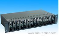 14slots Chassis media converter