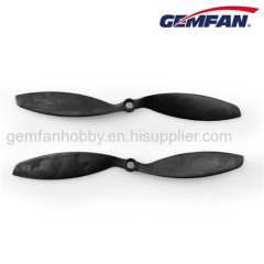 CW and CCW black 1038 Carbon Nylon 2 blades propeller for remote control aircraft