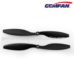 remote control aircraft 1045 Carbon Nylon black propeller with 2 blade