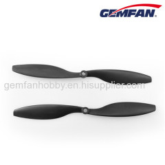 1 pair CW CCW black 10x4.5 Carbon Nylon 2 blades props for multicopter