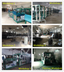 automatic high speed plastic vacuum thermo forming machine