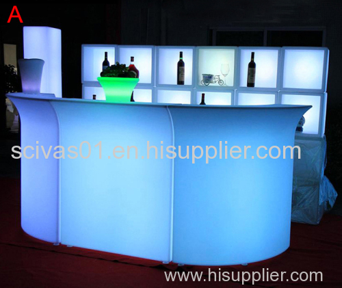 Large Luminous Bar Counter