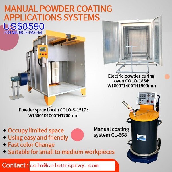 Promotion:Manual powder coating plant package