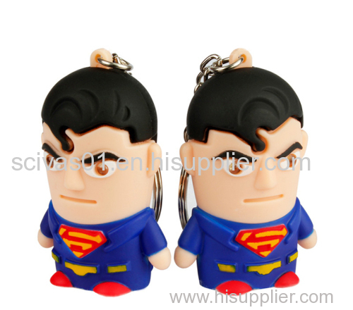 LED Superman Returns Sound Keychain