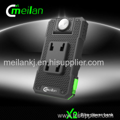 Meilan bike Power bank Led front bike light mobile phone holder safety cycle accessories