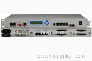 Multiservice E1/Ethernet/V.35/POTS Optical Fiber Multiplexer