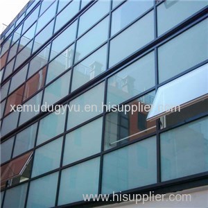 Tempered Insulated Reflective Glass Curtain Wall