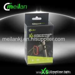 Meilan Motion detect smart power on/off rear light tail light bicycle accessory