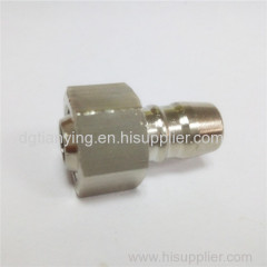 Bspp female cone seat brass /nickel plated hose fitting