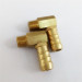 1/4" npt brass water swivel joint with 90 degree
