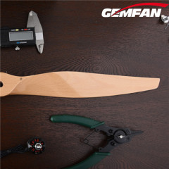 CCW propeller wood 2212 2 blades Electric Wooden Propellers for model airplane