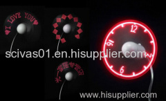 LED USB Mini Message Fan