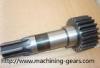 Motor Parts Industrial Spur Gear Shaft / Helical Metal Shaft Head Gear