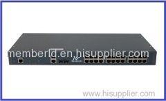 24*100M +2*Gigabit Ethernet Switch