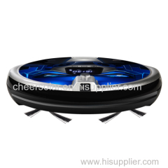 Mobile phone app controlled Sweep vacuum mop cleaning robot with built-in camera and remote controller