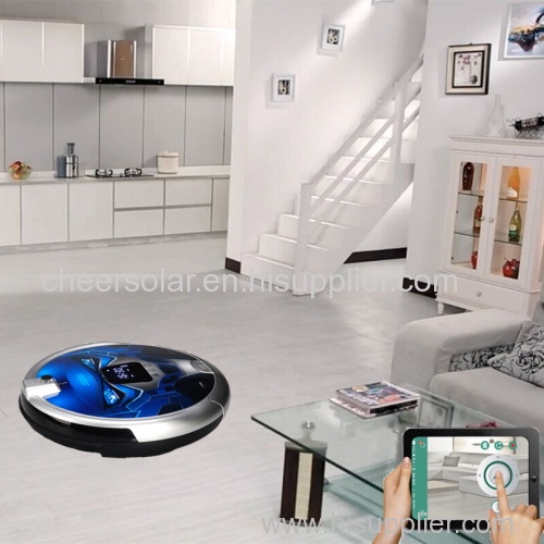 automatically recharge smarthome wifi vacuum cleaner with camera built-in