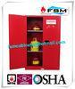Explosion Proof Chemical Safety Storage Cabinets 45 Gallon For Industry Paint And Inks