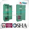 Green Lockable Drum Storage Containers Ventilated Single Cylinder For Laboratory