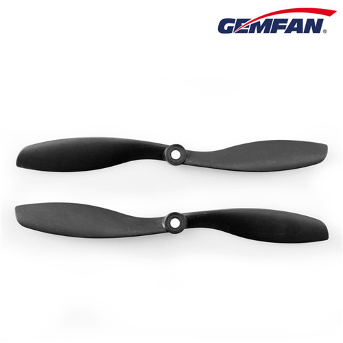 2 blades 8045 Carbon Nylon black rc airplane Propeller