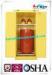 Flame Proof 2 Door Drum Storage Cabinets 60 Gallon For Chemical Liquid