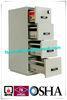 UL Vertical Metal Fire Resistant Filing Cabinets Fireproof 4 Drawers For Storing Documents