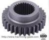 CNC Turning Large Double Gears Motorcycle Gearbox Straight Spur Gear Abrasion Resistant