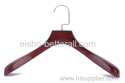Betterall Flat Hook Wooden Material Anti-slip Luxury Wooden Hangers
