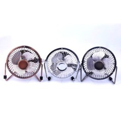 4"USB mini portable aluminum core motor metal fan