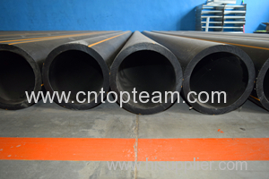 Hdpe Gas Tubing Black With Yellow Line