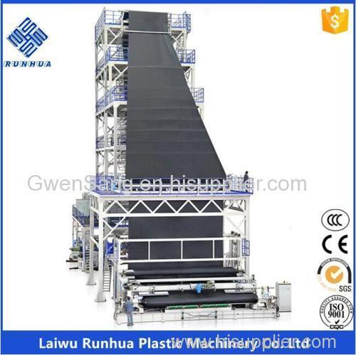 HDPE black waterproofing 1mm 2mm pond liner geomembrane production line