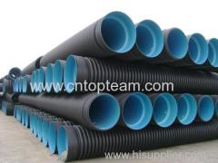 HDPE corrugated sewage pipe Xingtai Top Team