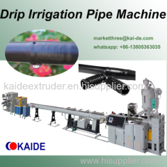 Drip lateral pipe making machine supplier