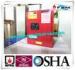 Red Flammable Combustible Storage Cabinets Two Vents Single Door