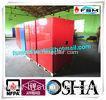 Red Flammable Paint Storage Cabinets Adjustable Shelf For Chemical Hazardous