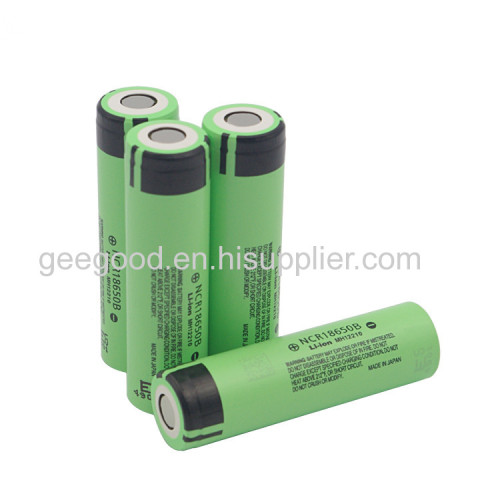 Panasonic 18650 B 3400mAh 3.7V li ion rechargeable battery high capacity battery best tesla battery