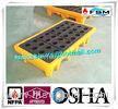 Polyethylene Spill Containment Pallets With Drains For Oil Drums / Chemical Barrels