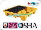 Poly Oil Drum Containment Pallet Spill Platform For 4 Drum Chemical Fuel