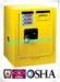 4 Gallon / 15 L Chemical Safety Storage Cabinets Manual Closing For Laboratory