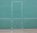 Light weight interlocking steel barriers