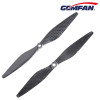 1038 Carbon Nylon black CCW propeller for aircraft