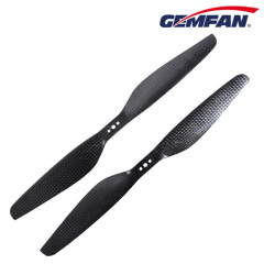 11x3.7 inch 2 blades T-type carbon fiber rc drone propeller