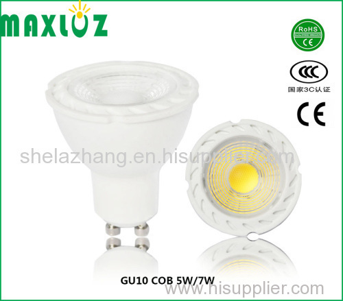 GU10 led spotlight COB 7W ROMA SHELL