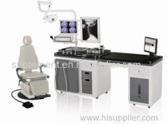 ENT treatment unit with writing table