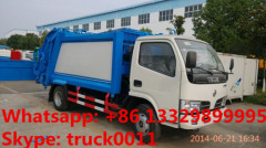 LHD or RHD 95hp garbage compactor truck for sale