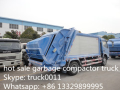 LHD or RHD 95hp garbage compactor truck for sale