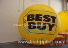 Eye - Catch Yellow Branded Helium Balloons 3M Diameter For Trade Show