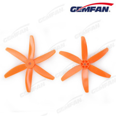 5x4 inch PC plastic model plane propeller with 6 blades