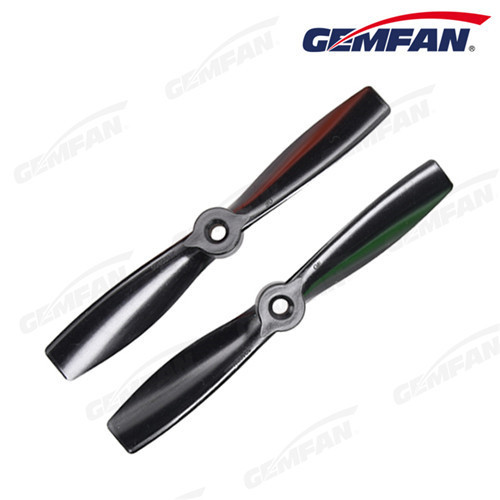 Gemfan 5x4.5 inch Bull Nose Props PC Propeller CCW for Multirotor Quadcopter (Black Green and Orange)