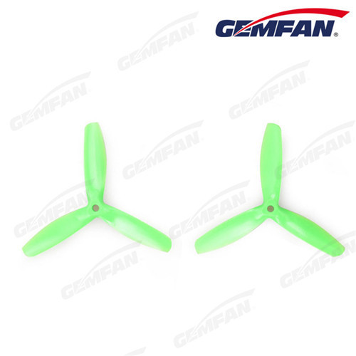 5 inch 3 blades 5050 pc bullnose peopeller props for fpv helicopter with CW type